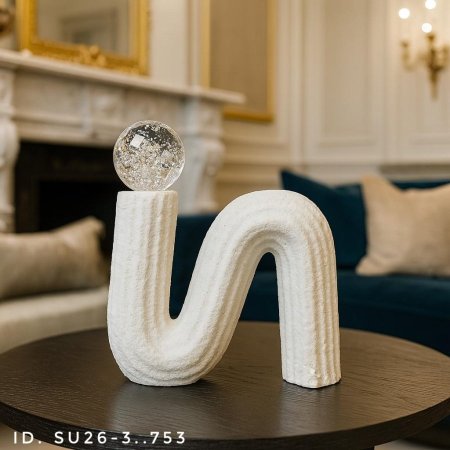 ديكور تحفة بلورة حجر